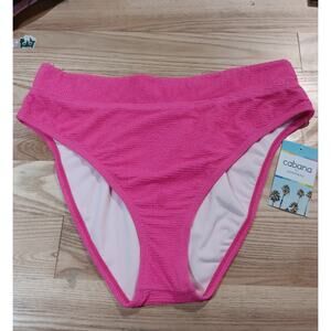 Cabana By Crown & Ivy Bikini Swimsuit Bottoms Sz Hot Pink NWT